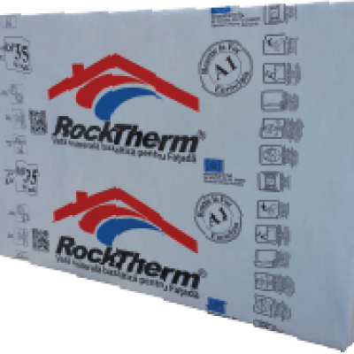 Rocktherm 90 - Vată minerală bazaltică pentru placarea fațadă Rocktherm 90